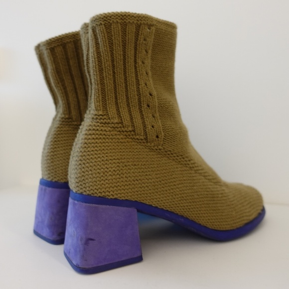 Eckhaus Latta x Camper Knit Ankle Boots Size 38 - Picture 5 of 10
